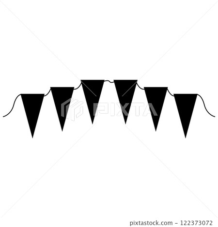 balloon decoration icon vectors illustration balloon decoration icon vectors illustration 122373072