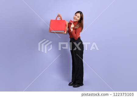 Cute Asian Woman 122373103