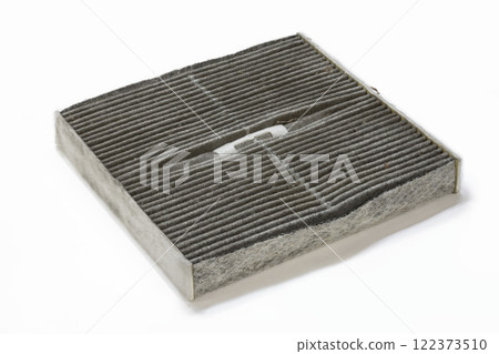Diagonal image of a dirty air conditioner filter (for automobiles) Diagonal image of a dirty air conditioner filter (for automobiles) 122373510