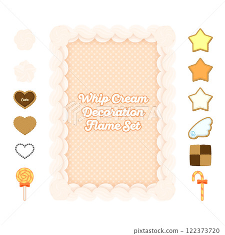 時尚情人節卡片插圖集 122373720