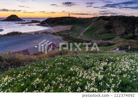 <Shizuoka Prefecture> Dawn at Tsumekizaki, Izu Peninsula <Shizuoka Prefecture> Dawn at Tsumekizaki, Izu Peninsula 122374092