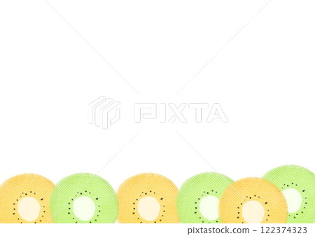 Kiwi, background material wallpaper, frame, copy space, frame, pattern, 122374323