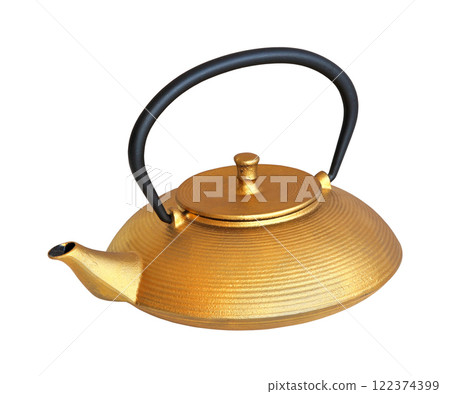 Gold teapot Gold teapot 122374399