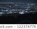 Hollywood Night Cityscape from Hollywood Sign California USA 122374776