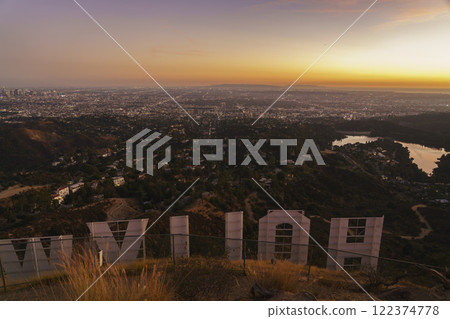 Hollywood Sign from Behind Los Angeles California USA 122374778
