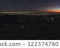 Hollywood Sign Panorama at Dusk Cityscape 15mm 122374780