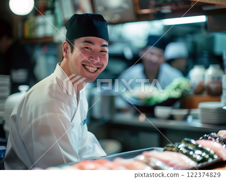 Japanese cook 122374829