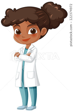 Young Scientist in Lab Coat Young Scientist in Lab Coat 122374972