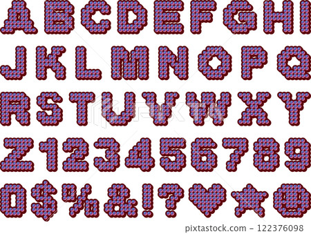 珍珠、文字、陰影、21種彩虹色 珍珠、文字、陰影、21種彩虹色 122376098