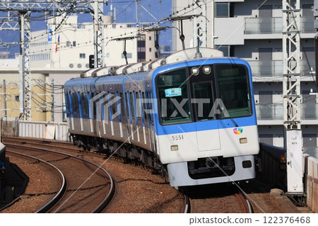[Hanshin] 5550 series (Hanshin Main Line: Himejima Station) 122376468