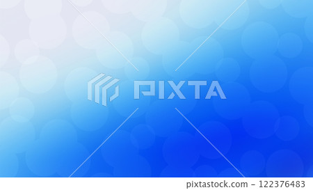 Soap pattern Ocean blue Polka dot Gradient 16:9/Background material 122376483