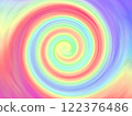 Rainbow marble pattern color pattern gradation 4:3/background material 122376486