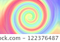 Rainbow marble pattern color pattern gradation 16:9/background material 122376487