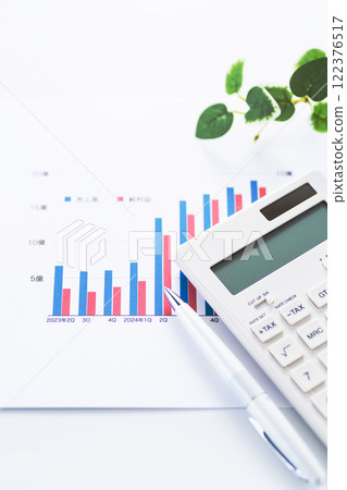 Company performance graph and calculator 122376517