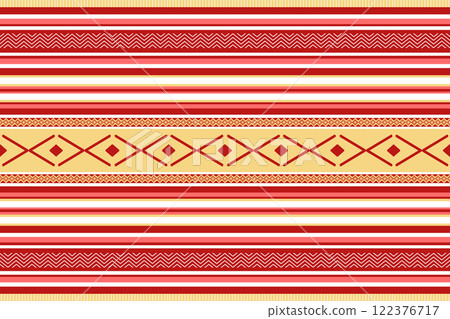 Abstract geometric ethnic pattern design. Abstract geometric ethnic pattern design. 122376717