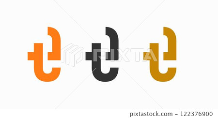 Simple and unique E logo design 122376900