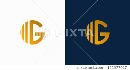 Modern and elegant abstract G logo design Modern and elegant abstract G logo design 122377017