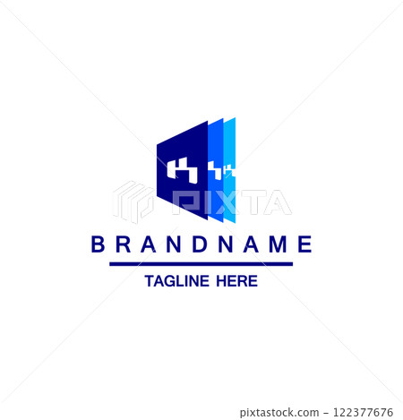 letter k with book logo template illustration 122377676
