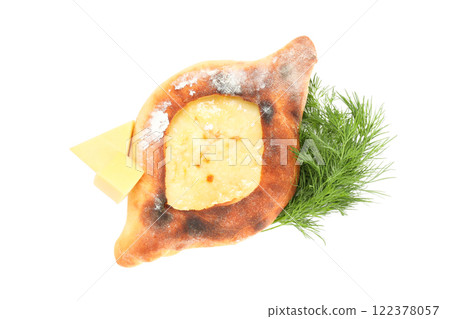 PNG, Khachapuri, tasty baking food, isolated on white background 122378057