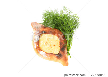 PNG, Khachapuri, tasty baking food, isolated on white background 122378058