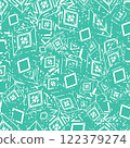 Green and White abstract background.  122379274