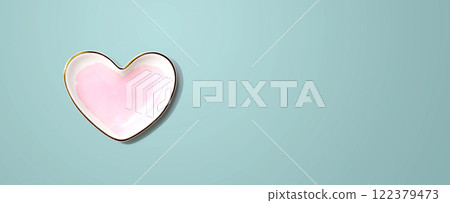 Appreciation theme with a heart dish 122379473