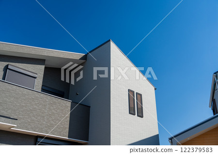 Modern exterior house 122379583