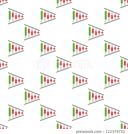 Technical Analysis Graphics vector Margin Trading seamless pattern Technical Analysis Graphics vector Margin Trading seamless pattern 122379732