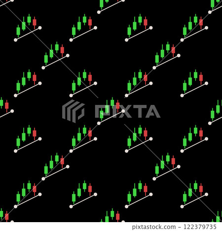 Trading and Crypto Analytics vector colored seamless pattern Trading and Crypto Analytics vector colored seamless pattern 122379735