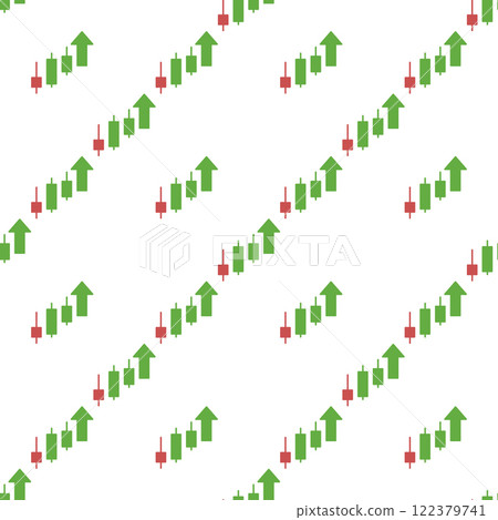Uptrend Candlestick Chart vector Stock Advanced Investment Strategies seamless pattern Uptrend Candlestick Chart vector Stock Advanced Investment Strategies seamless pattern 122379741
