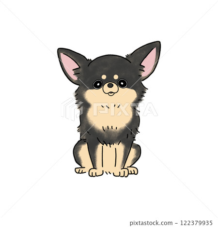 長外套吉娃娃(黑棕褐色) 長外套吉娃娃(黑棕褐色) 122379935