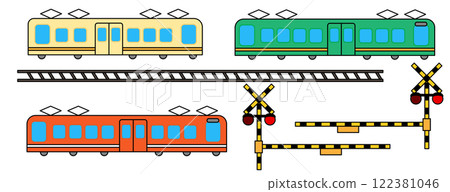 Set of trains 122381046