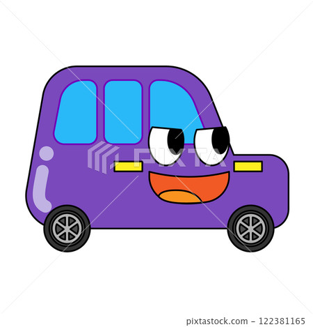 適合家庭的大型汽車的插圖 122381165