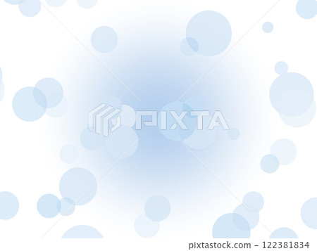Fairytale blue polka dot background material 122381834