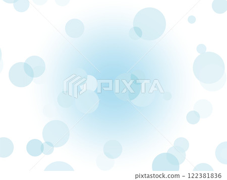 Fairytale light blue polka dot background material 122381836