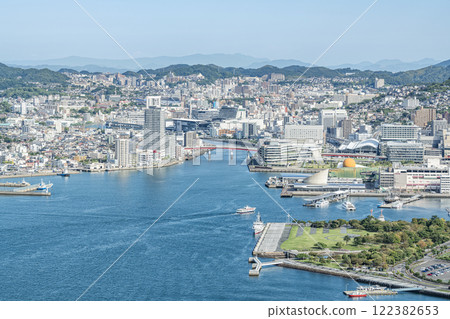 長崎縣長崎市 - 長崎市陽光明媚的城市景觀 長崎縣長崎市 - 長崎市陽光明媚的城市景觀 122382653