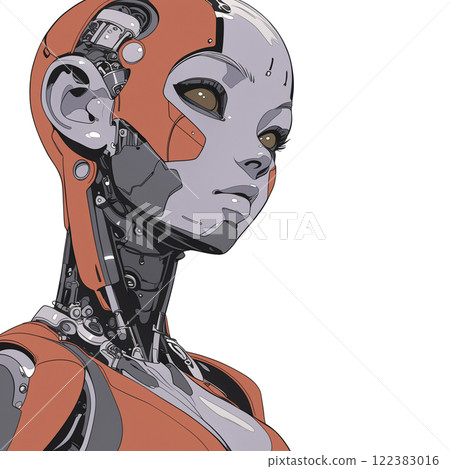 Cyborg Anime Illustration 122383016