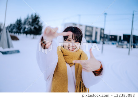 北海道的女朋友約會 122383098