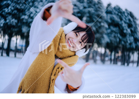 北海道的女朋友約會 122383099