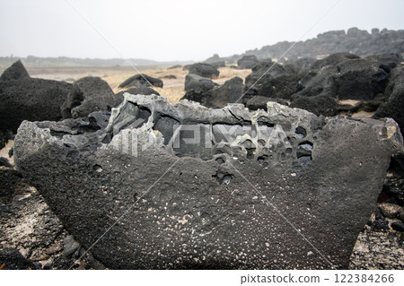 Basalt on the coast of Jeju Island Basalt on the coast of Jeju Island 122384266