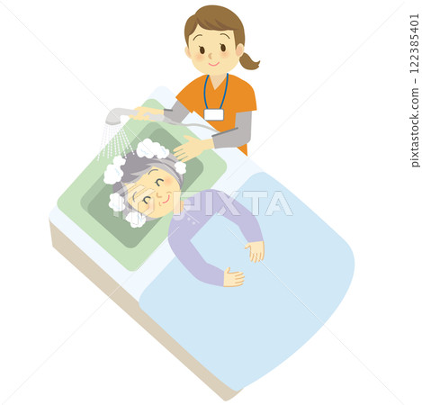 到府護理服務內容_洗髮、清潔、洗澡輔助等剪圖 122385401
