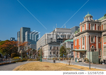 中央公會堂、大阪市政府、中之島節慶塔風景 中央公會堂、大阪市政府、中之島節慶塔風景 122387259