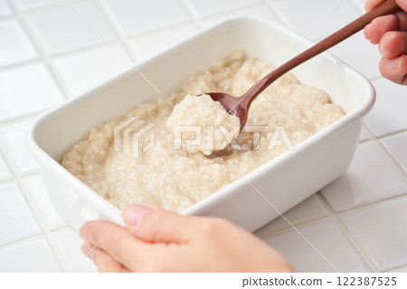 Traditional fermented seasoning: Shio-koji 122387525