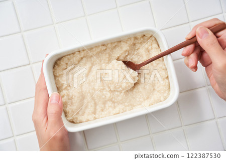 Traditional fermented seasoning: Shio-koji 122387530