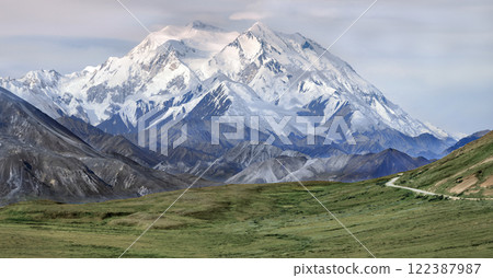 Mount McKinley in Denali National Park in Alaska Mount McKinley in Denali National Park in Alaska 122387987