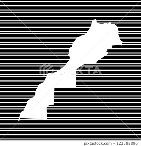 Morocco Map Icon 122388896