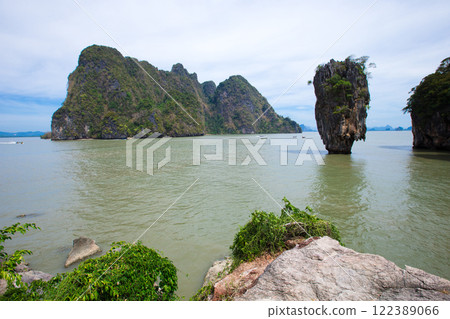 James Bond Island in Phang Nga Bay, Thailand 122389066