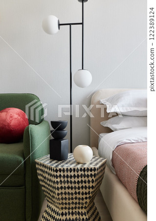 Discover a modern interior with stylish lighting and decor that enhance your living area Discover a modern interior with stylish lighting and decor that enhance your living area 122389124