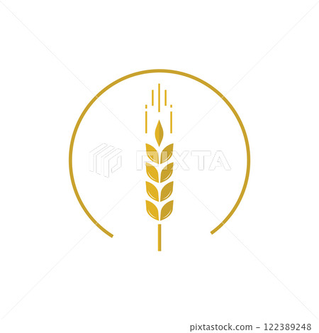 Wheat Logo icon Wheat Logo icon 122389248