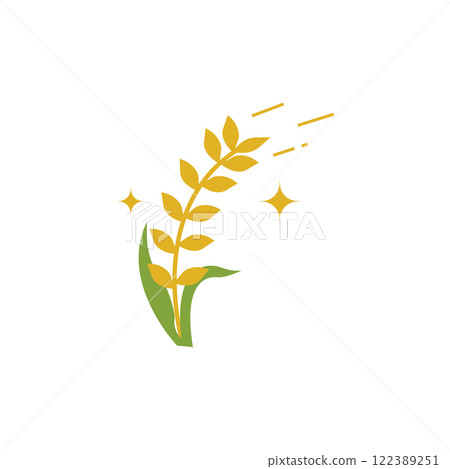 Wheat Logo icon 122389251
